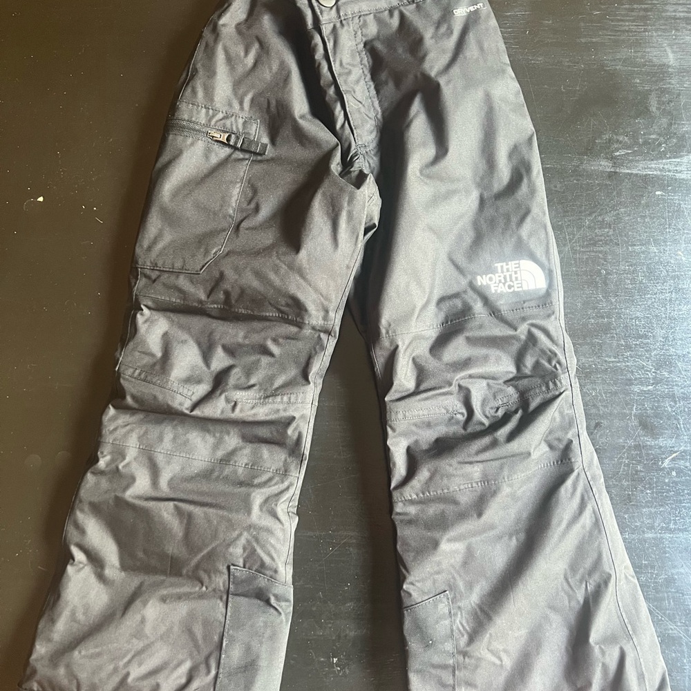 The North Face kids black Snow Pants